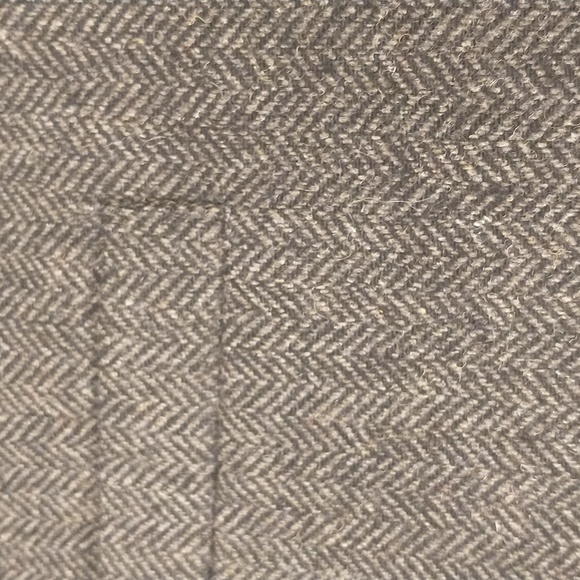 Herringbone Tweed Waistcoat Vest Full Back Wool Blend Classic Styling 42" Chest - Picture 2 of 7